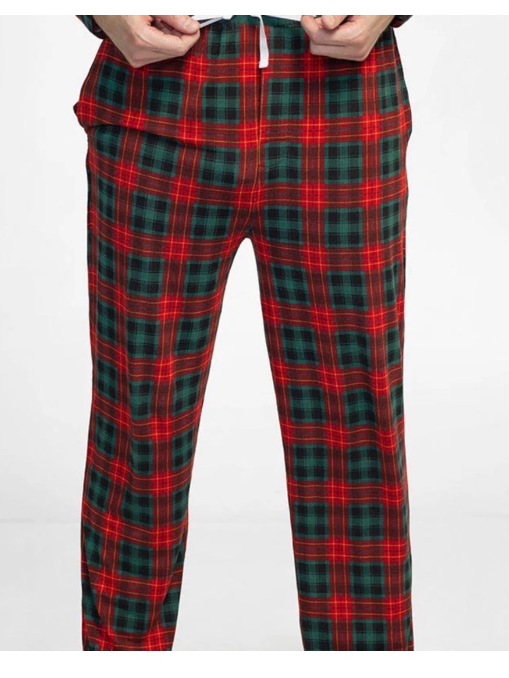 Little Sleepies Tartan Men’s Pajama Pants Medium NEW